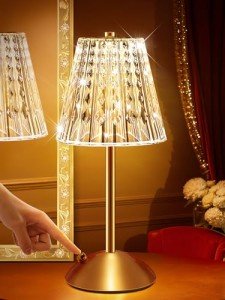 10-Way Dimmable Touch Bedside Table Lamps