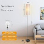 Modern 165CM Floor Lamp with 3 Color Temperatures