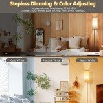 Modern Standing Floor Lamp with Remote Control