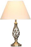 Kingswood Antique Brass Barley Twist Table Lamp