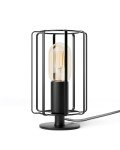 Industrial Vintage Black Table Lamp with LED Bulb
