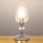 Anika Touch Activated Hurricane Table Lamp