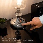 Anika Touch Activated Hurricane Table Lamp