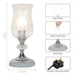 Anika Touch Activated Hurricane Table Lamp