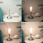Anika Touch Activated Hurricane Table Lamp