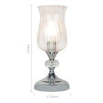Anika Touch Activated Hurricane Table Lamp