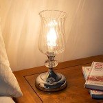 Anika Touch Activated Hurricane Table Lamp