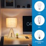 Wooden Tripod Table Lamp with Beige Shade