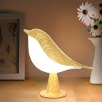 Touch Control Bird-Shaped Table Lamp with USB