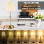 Gold Touch Control Cordless Table Lamp