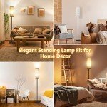 Modern Standing Floor Lamp with Remote Control