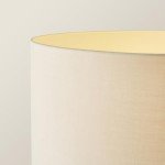 Modern Tripod Floor Lamp with Beige Shade