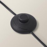 Modern Black Metal Tripod Floor Lamp with Shade