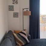 Farmhouse Rattan Floor Lamp - Rustic Boho Style
