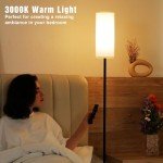 Modern 64" Floor Lamp with Remote Control