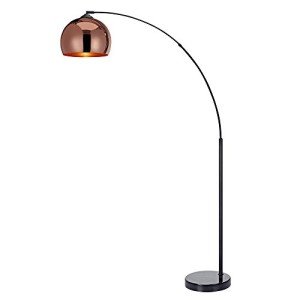 Teamson Home Arquer Arc Floor Lamp - Rose Gold