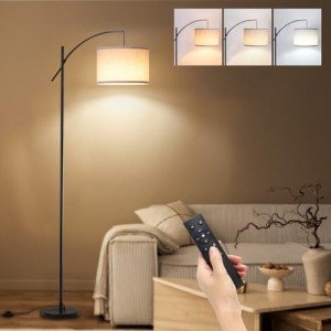 FIMEI 73.8'' Dimmable Arc Floor Lamp with Remote