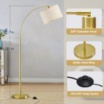 Adjustable Arc Floor Lamp with Foot Switch