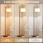 Modern 60" Arc Floor Lamp with 3 Colors