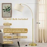 Adjustable Arc Floor Lamp with Foot Switch