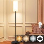 Modern 165CM Floor Lamp with 3 Color Temperatures