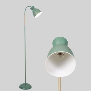 Green Adjustable Floor Lamp for Living Room
