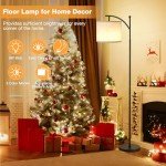 Modern 60" Arc Floor Lamp with 3 Colors