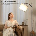 Modern 60" Arc Floor Lamp with 3 Colors