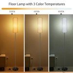 Modern 165CM Floor Lamp with 3 Color Temperatures