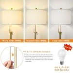 Modern Gold Floor Lamp with Adjustable Height