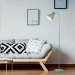 Green Adjustable Floor Lamp for Living Room