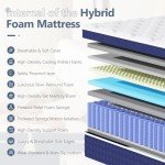 King Size Medium Firm Innerspring Mattress - 12 Inch
