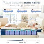 King Size Medium Firm Innerspring Mattress - 12 Inch