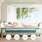 NIXNAP King Size 10" Hybrid Gel Mattress
