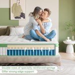 NIXNAP King Size 10" Hybrid Gel Mattress