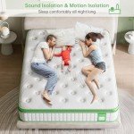 NIXNAP King Size 10" Hybrid Gel Mattress