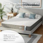 Summerby Sleep King Size Memory Foam Hybrid Mattress