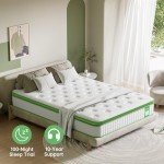 NIXNAP King Size 10" Hybrid Gel Mattress