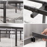 ZINUS Justin Metal Double Bed Frame with Storage
