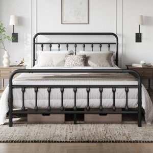 Yaheetech 5ft King Vintage Iron Bed Frame