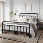 Yaheetech 5ft King Vintage Iron Bed Frame