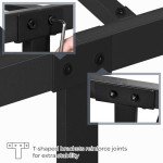 Yaheetech 5ft King Vintage Iron Bed Frame