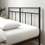 Zinus Elias Black Single Bed Frame 90x190 cm
