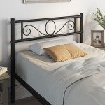 Yaheetech 3ft Single Metal Bed Frame with Storage