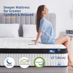 12-Inch Hybrid Pocket Sprung Double Mattress for Back Pain