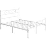 Yaheetech 4ft6 Double Metal Bed Frame with Storage