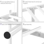 Yaheetech 4ft6 Double Metal Bed Frame with Storage