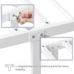 Yaheetech 4ft6 Double Metal Bed Frame with Storage