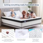 12-Inch Hybrid Pocket Sprung Double Mattress for Back Pain