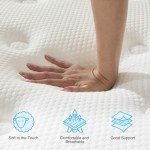Hiimgo Pocket Sprung Double Mattress for Comfort